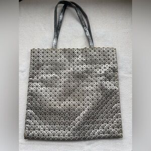 Issey Miyake Pleats Please Gray Tote Bag